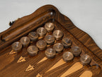 Luxury Backgammon Set – Pomegranate Design with Bronze Details