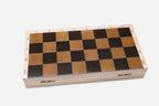 Folding classic chess set in solid beech