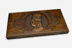 King Tigran the Great Armenian backgammon set with checkers and dice