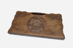 Grand coat of arms Georgian backgammon set with checkers and dice