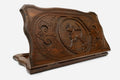 Armenian backgammon set carved with Hayk the Patriarch drawing his bow