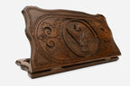 Backgammon Set with Eagle and Octagon - hand-carved wooden backgammon board