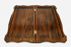 Handmade Armenian backgammon set with bronze hinges and clasps - St. Hripsime