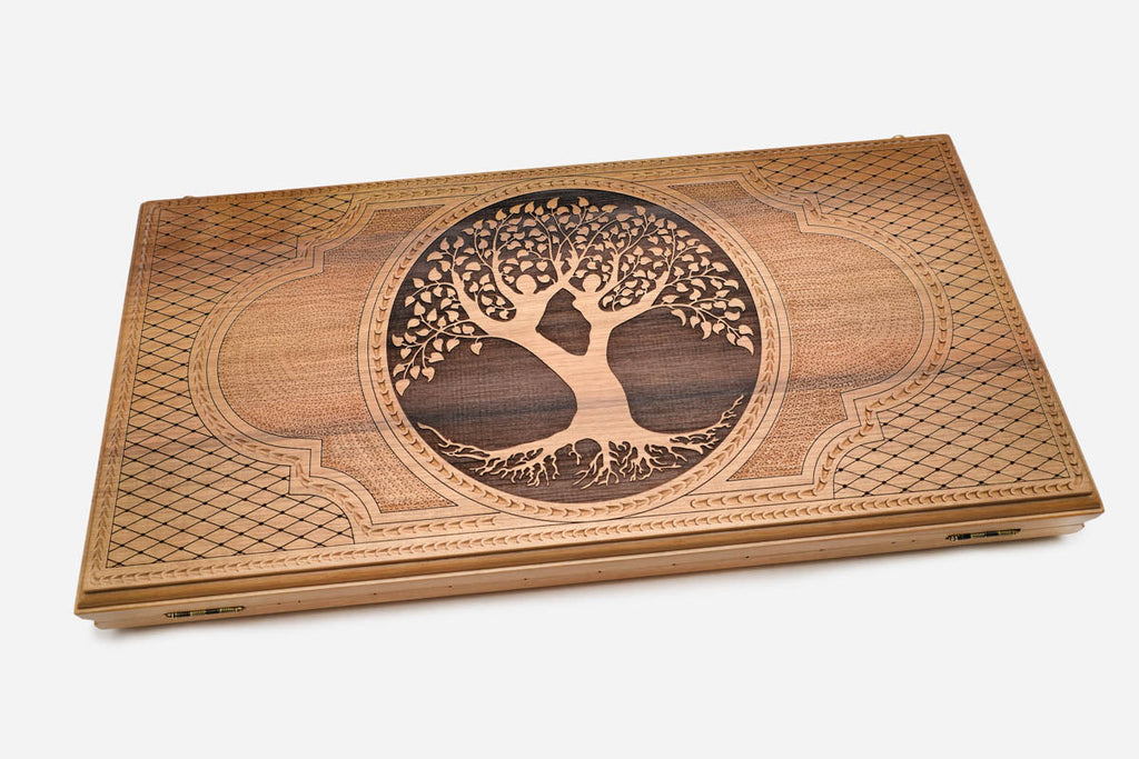 Armenian Tree of Life symbol carved by hand