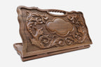 Luxury Walnut Backgammon Set - Grand Ornaments - hand-carved Armenian board