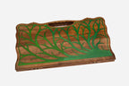 The full 60 cm walnut playing field with its points