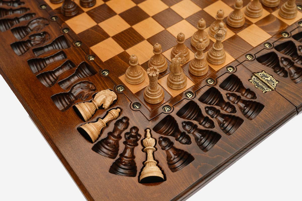 Tree of Life chess table, branch carving close-up