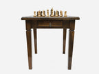 Classic chess table, full view