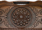 The Armenian backgammon board opened to the full 60 cm wooden playing field