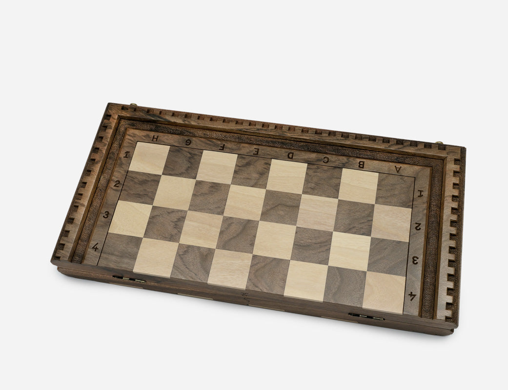 Lattice chess and backgammon set - view 11