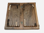 Luxury walnut combo board, angled view