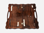 Side view of the folded board with its carry handle