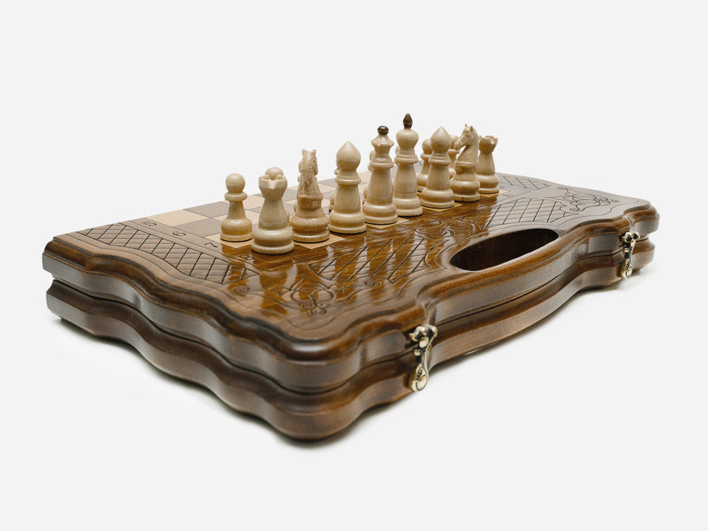 Classic combo board with dice and carrying bag