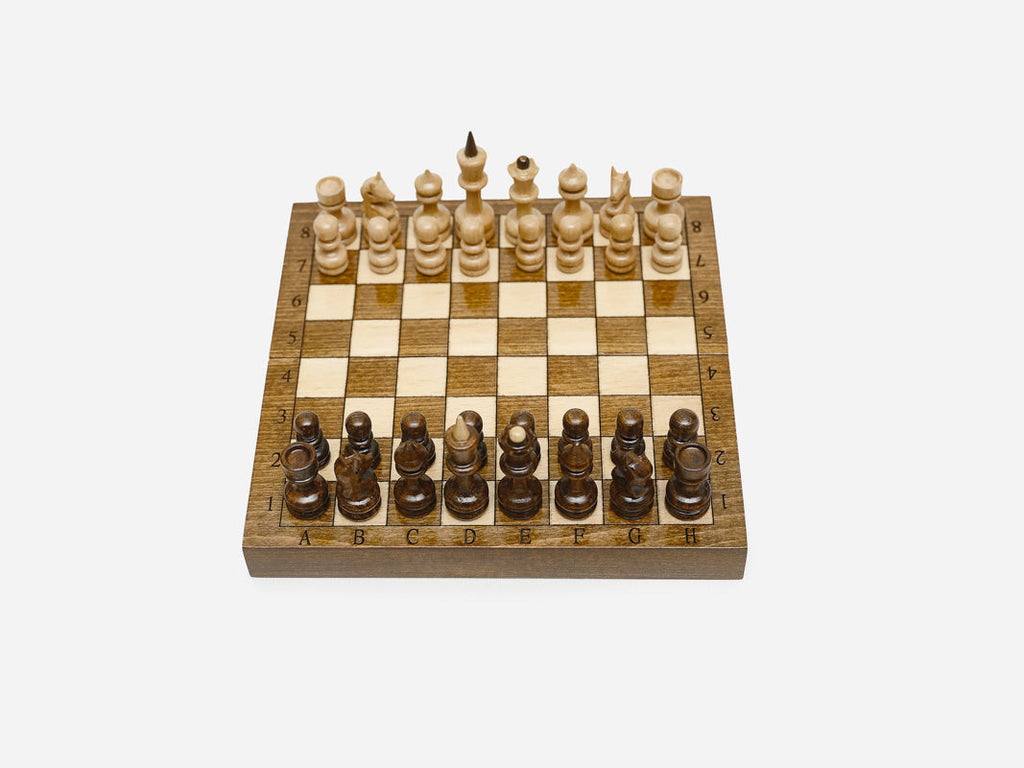 Travel chess set with carrying bag