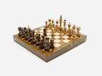 Handmade travel chess set, detail