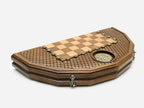 Sixteen-corner chess board, angled view