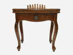 Armenian coat of arms chess and backgammon table disassembled in its shipping crate
