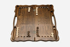 Side view of the folded board with its carry handle