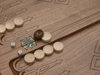 The carved board shown from another angle