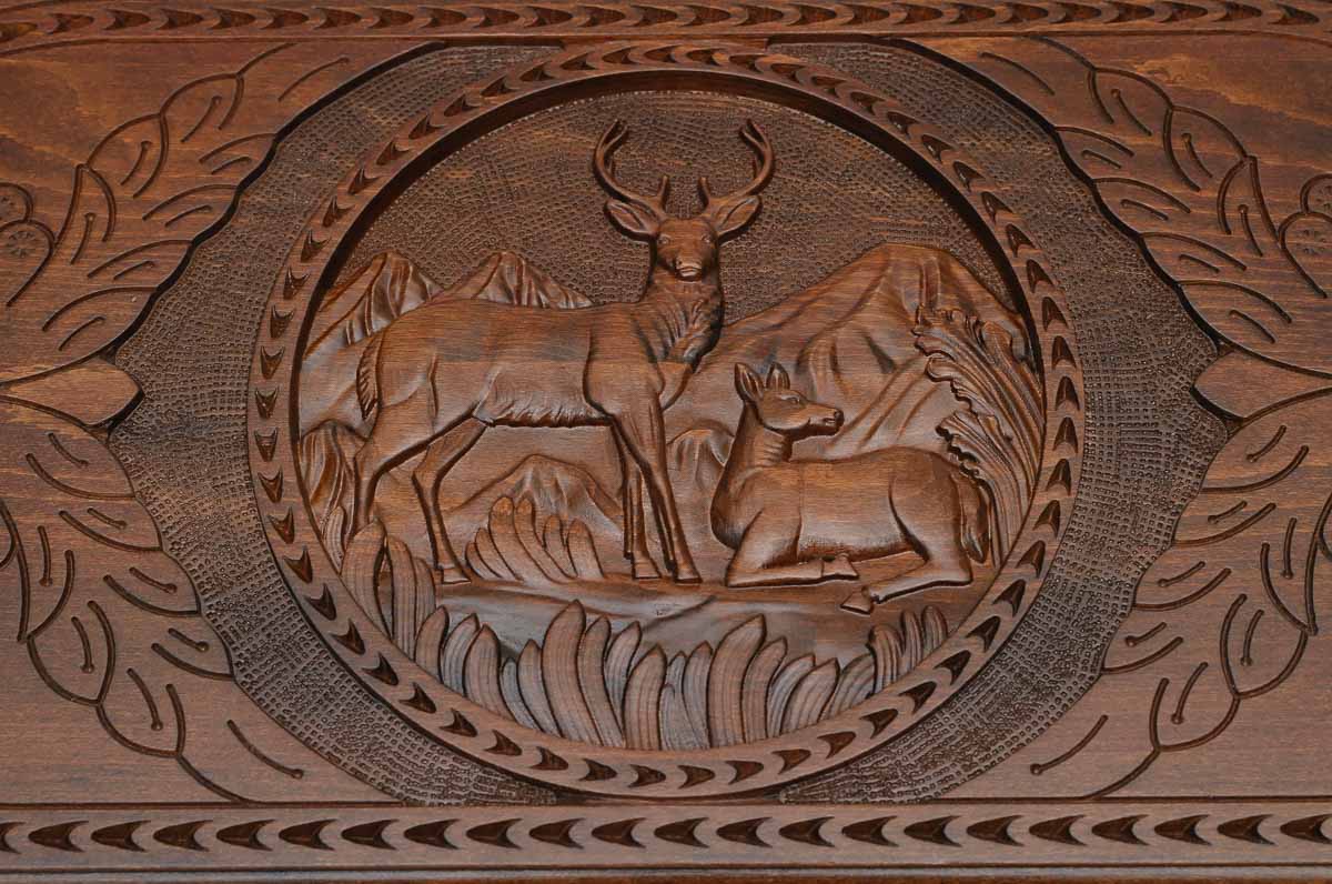 Detail of the carved border