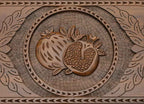 The carry handle and upper carving