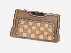 Classic carved border on the small beech board