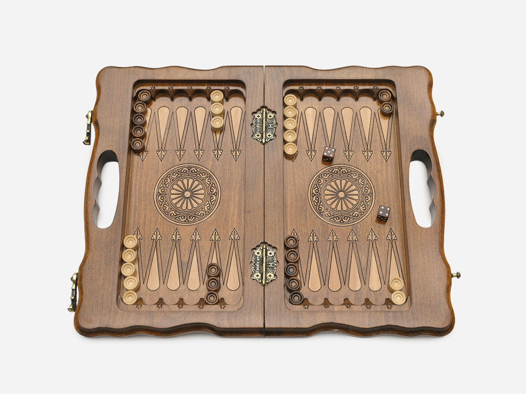 Luxury walnut combo set, detail