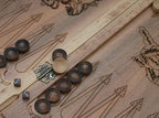 The carved Georgian emblem seen from another angle