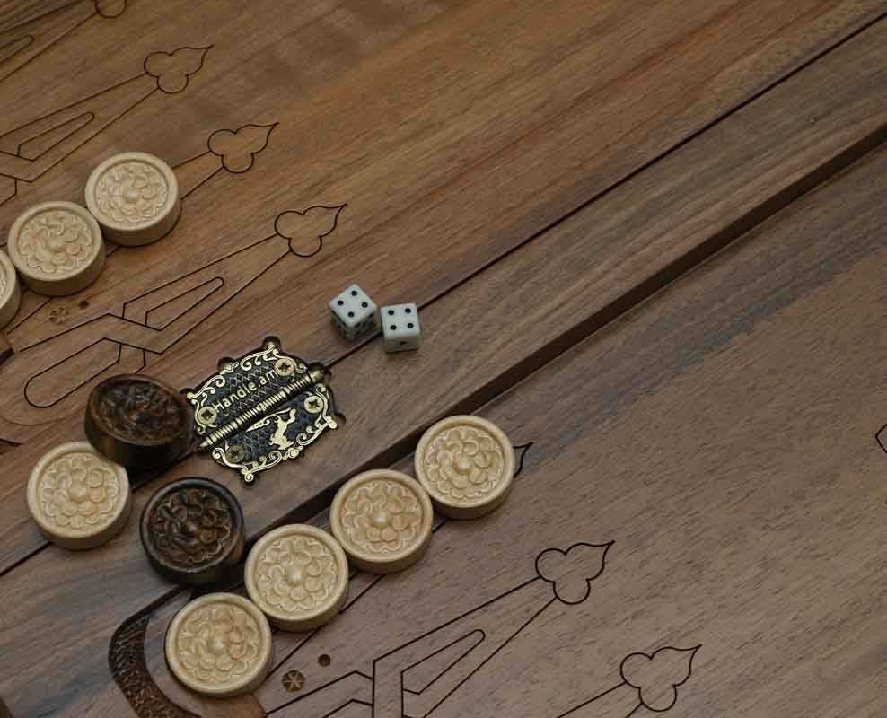 Side view of the folding board