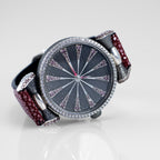 Lilac Zirconia Sterling Silver Watch