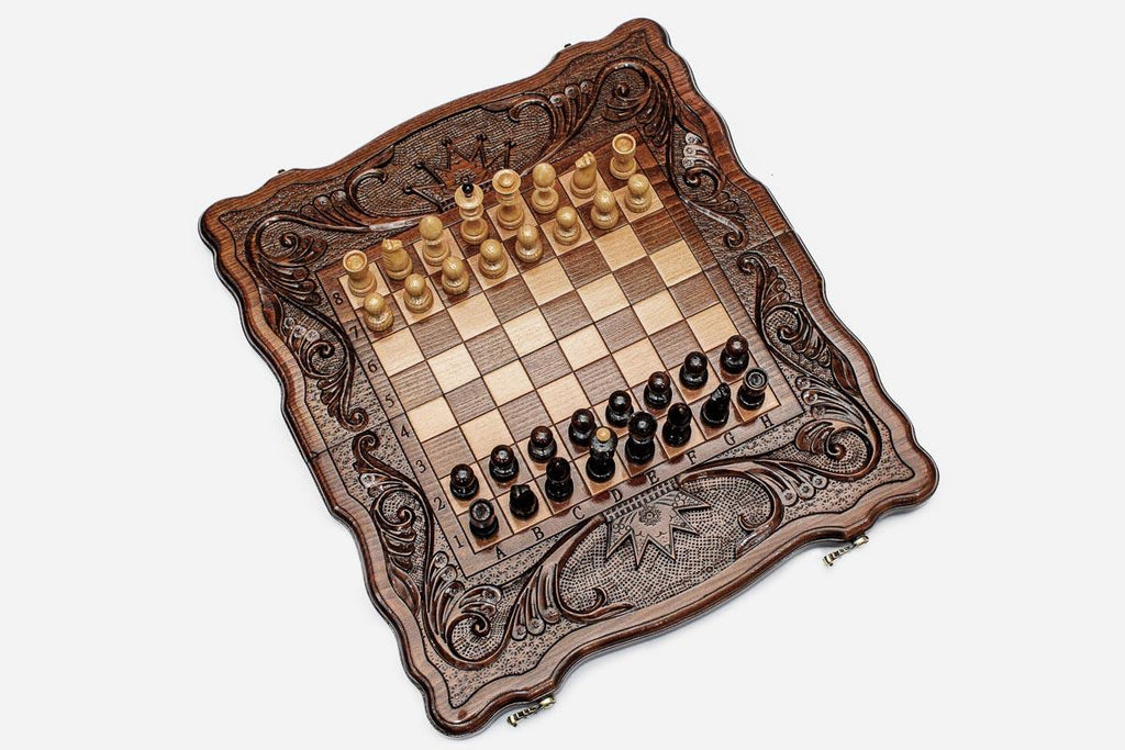 Royal crown combo board with dice and carrying bag - full set