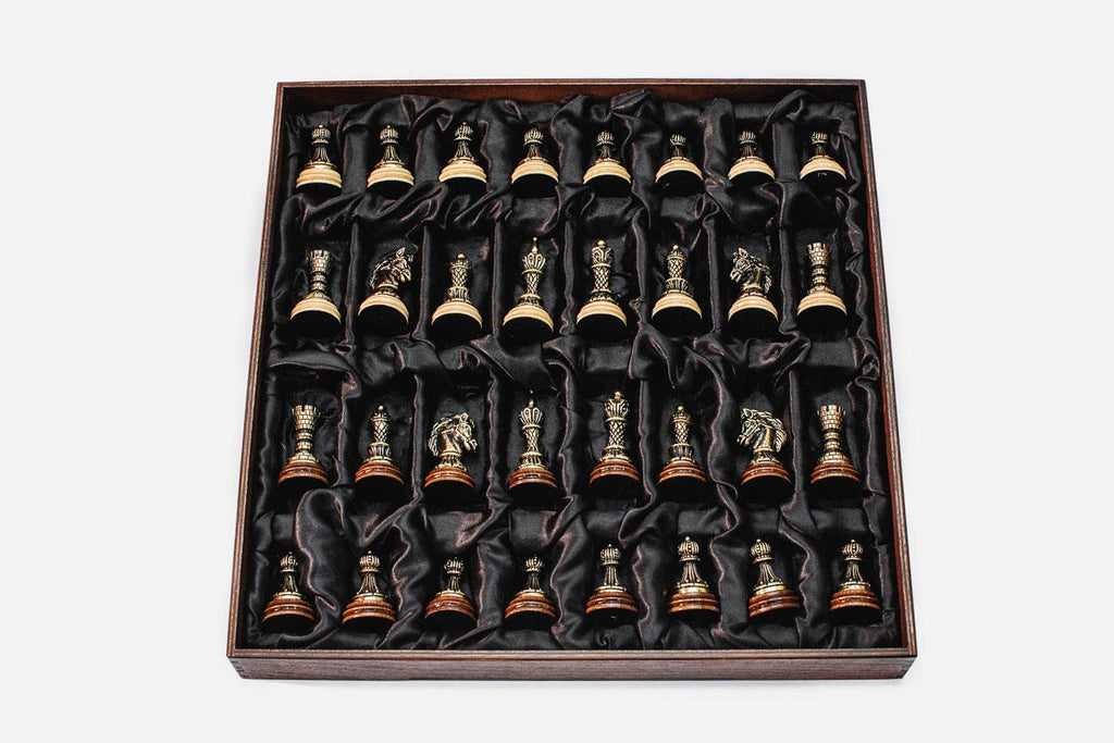 Eternity chess backgammon set with 32 checkers and dice
