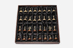 Eternity chess backgammon set with 32 checkers and dice