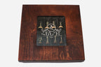 Luxury handmade chess backgammon set with carrying bag - full set