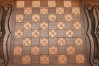 Armenian beechwood backgammon board full view