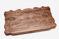 Armenian backgammon set carved with Mount Ararat and Khor Virap monastery