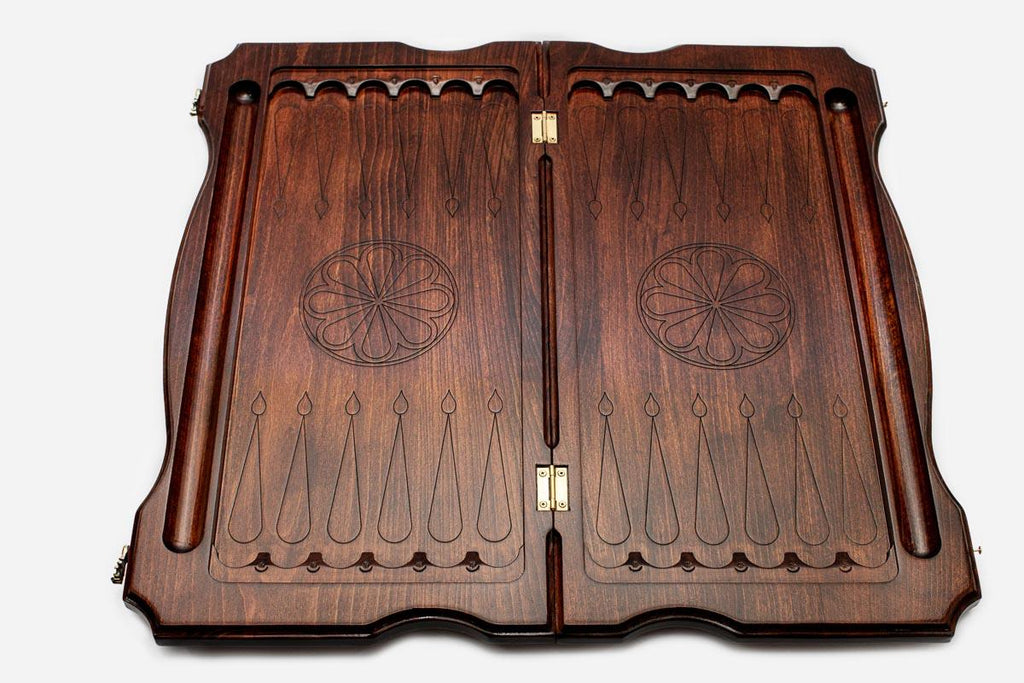 Eagle backgammon open playing surface