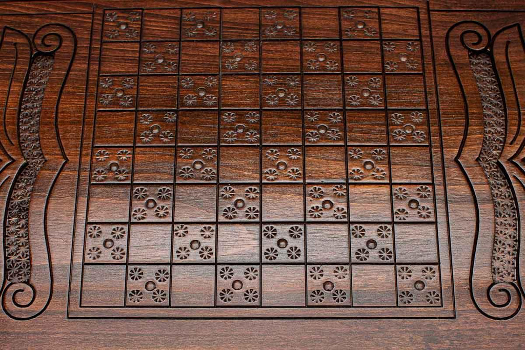 Eagle wooden backgammon board