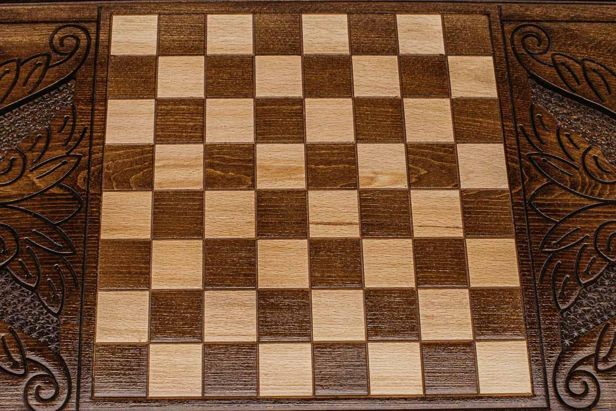 Side view of the folded board with its carry handle