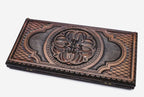 Interlaced knot ornament carved on the reverse face of Armenian backgammon set