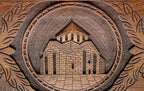 Detail of the scrollwork