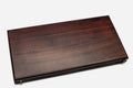 Classic wooden backgammon board in dark stained beech