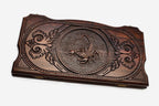 Scorpion backgammon board hand-carved in wood