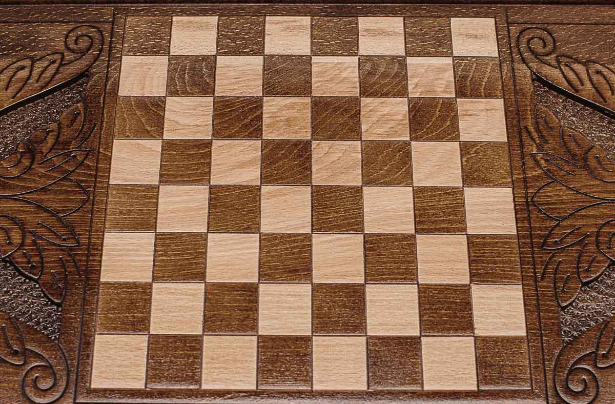 Side view of the folded board with its carry handle