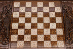 Detail of the carved border