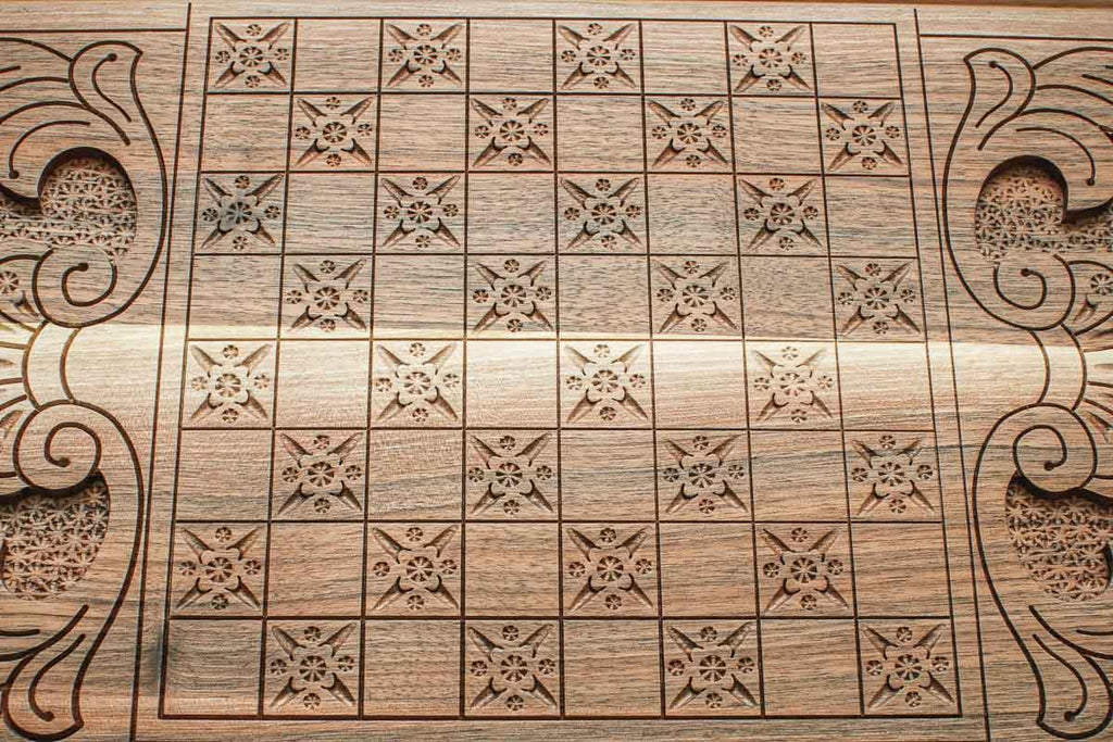 Detail of the carved border