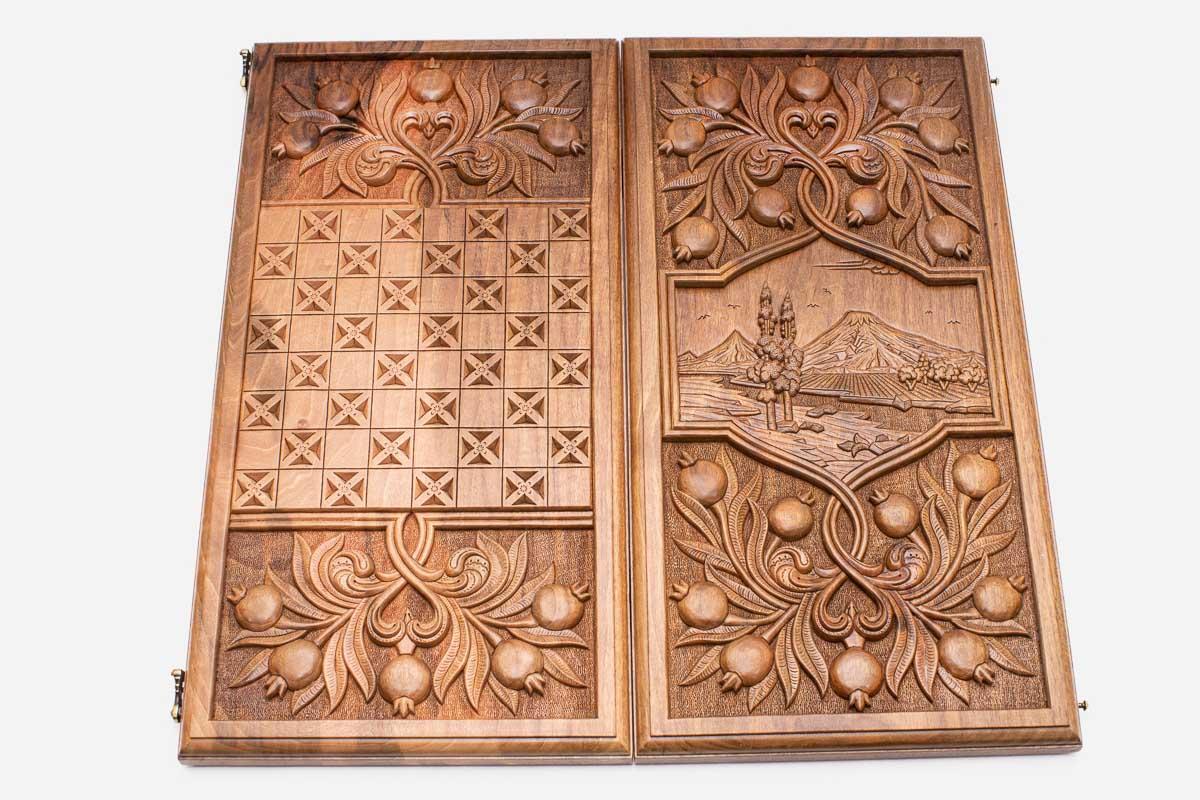 Detail of the carved border