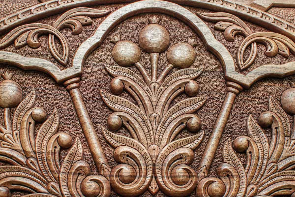 Detail of the carved border