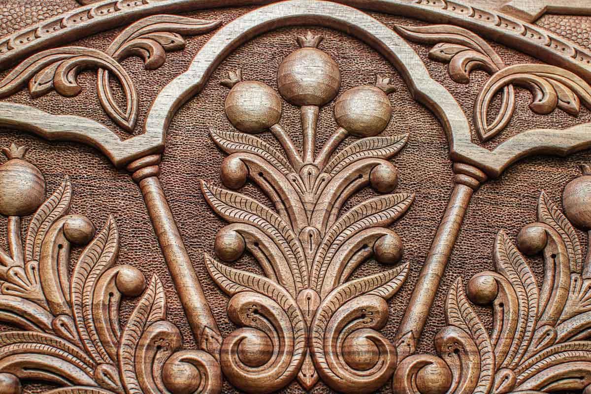Detail of the carved border