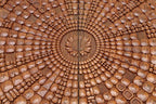 Detail of the central carved bloom